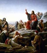 Carl Heinrich Bloch The Sermon On the Mount Spain oil painting artist